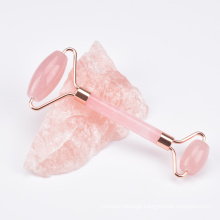 Pink RoseSkin Care Tools Custom 100% Natural Facial jade roller gua sha set with Box